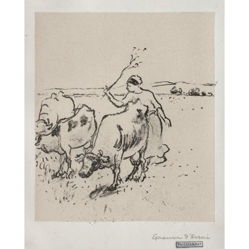 Camille Pissarro, İnek Çobanı Camille Pissarro, İnek Çobanı