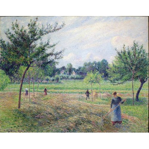 Camille Pissarro, Eragny Haymaking Camille Pissarro, Eragny Haymaking