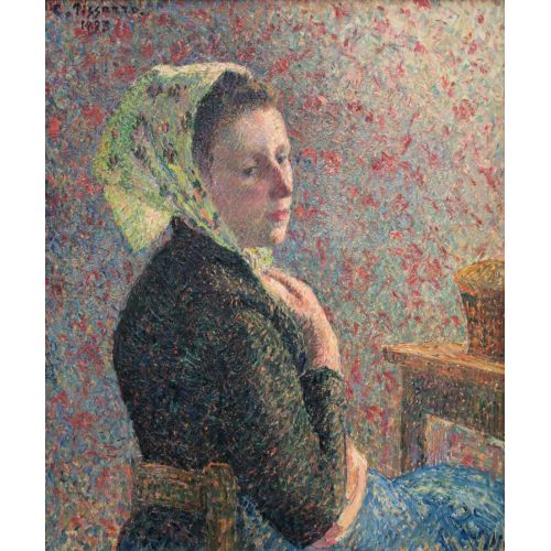 Camille Pissarro, Femme Au Fichu Vert Camille Pissarro, Femme Au Fichu Vert