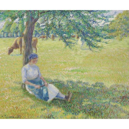 Camille Pissarro, Gardeuse De Vaches Eragny Camille Pissarro, Gardeuse De Vaches Eragny