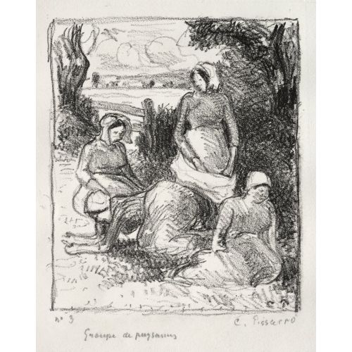 Camille Pissarro, Group Of Peasants Camille Pissarro, Group Of Peasants