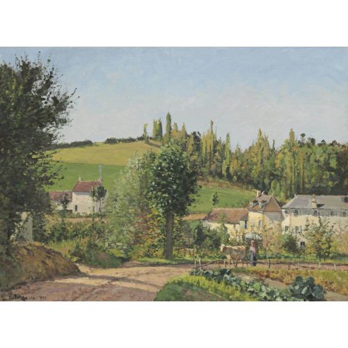 Camille Pissarro, Hameau Aux Environs De Pontoise Camille Pissarro, Hameau Aux Environs De Pontoise
