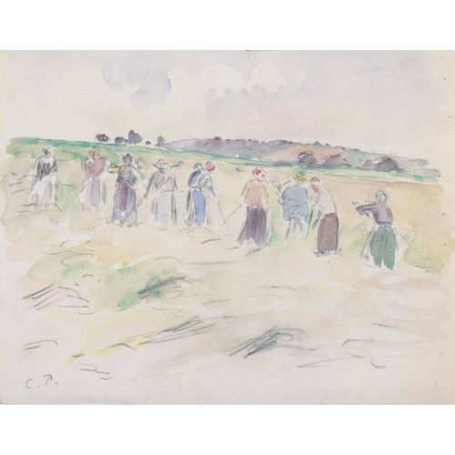 Camille Pissarro, Haymaking Camille Pissarro, Haymaking