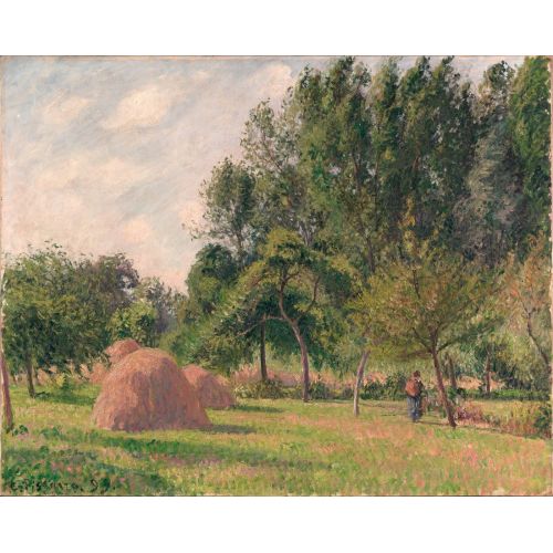 Camille Pissarro, Haystacks Morning Eragny Camille Pissarro, Haystacks Morning Eragny