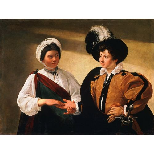 Caravaggio Falcı Tarihsel Caravaggio Falcı Tarihsel Baskı Tablo Caravaggio KahinCaravaggionun Kahin adlı ünlü bir sanat eseri vardır. Bu eserin