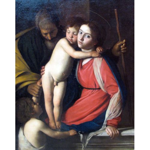 Caravaggio, Holy Family With St John The Baptist