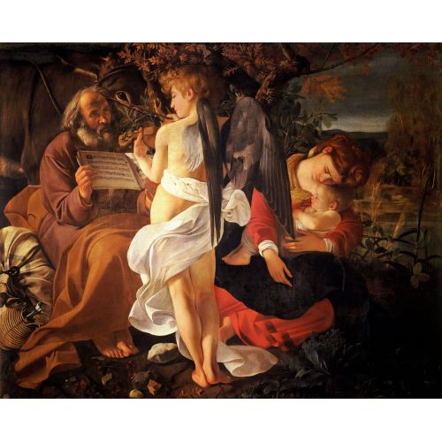 Caravaggio, Mısır Uçuşunda Dinlenin