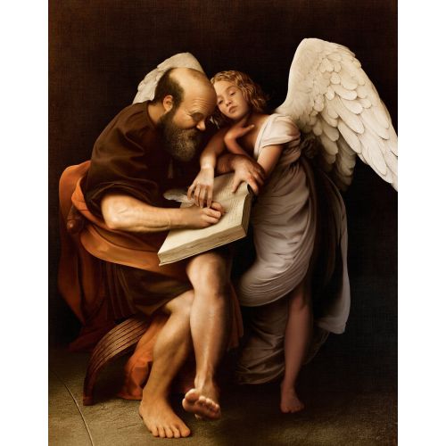 Caravaggio, Saint Matthew Ve Melek
