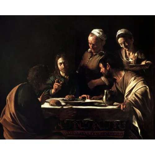 Caravaggio, Emmaus Akşam Yemeği I