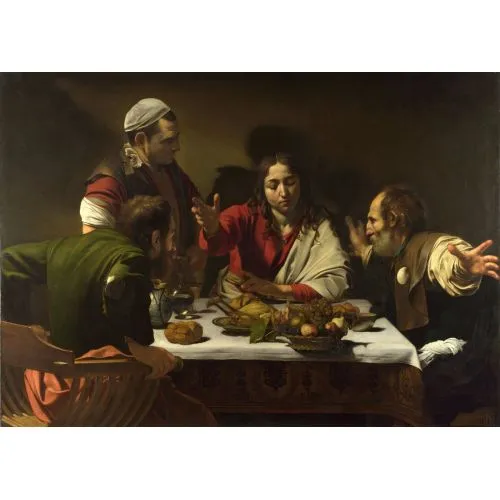 Caravaggio, Emmaus Akşam Yemeği III