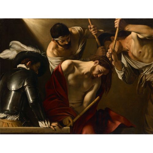 Caravaggio The Crowning With Thorns Renaissance Paintings Art Movements Caravaggio The Crowning With Thorns Caravaggios
