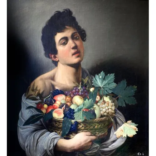 Caravaggio, Boy With A Basket Of Fruit
