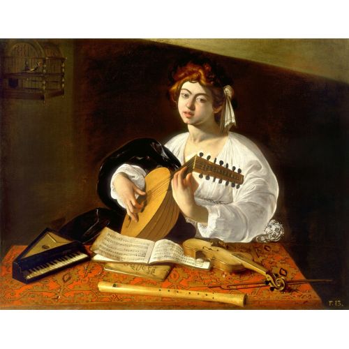 Caravaggio, The Lute Player Caravaggio, The Lute Player