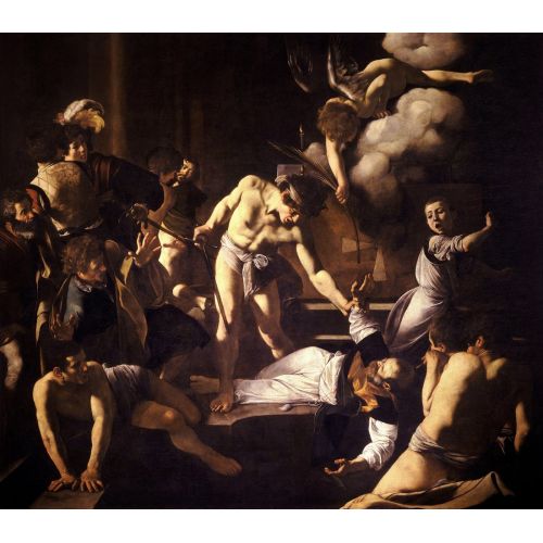Caravaggio The Martyrdom Of Saint Matthew Historical Canvas Prints Caravaggio The Martyrdom Of Saint MatthewThe artwork titled
