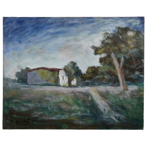 Carlo Carra, Ağaçlı Manzara Fütürizm Carlo Carra, Ağaçlı Manzara Fütürizm Sanat Akımları