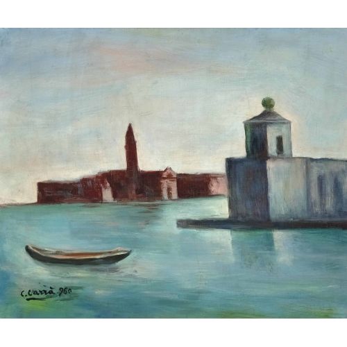 Carlo Carra, Venedik Görünümü Fütürizm Carlo Carra, Venedik Görünümü Fütürizm Sanat Akımları