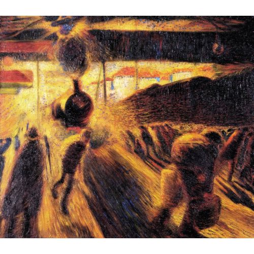 Carlo Carra, Milano İstasyonu Fütürizm Carlo Carra, Milano İstasyonu Fütürizm Sanat Akımları