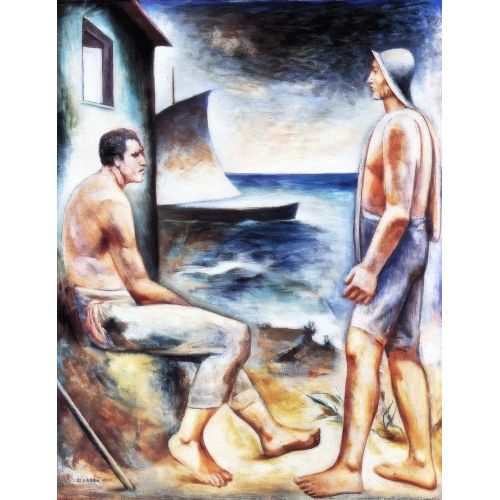 Carlo Carra, Pescatori Futurism Carlo Carra, Pescatori Futurism Art Movements
