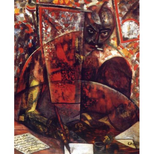 Carlo Carra, Marinetti Portresi Fütürizm Carlo Carra, Marinetti Portresi Fütürizm Sanat Akımları