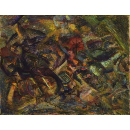 Carlo Carra, Bir Faytonun Sarsıntıları Fütürizm Carlo Carra, Bir Faytonun Sarsıntıları Fütürizm Sanat Akımları
