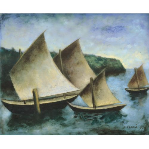 Carlo Carra, Le vele Futurism Carlo Carra, Le vele Futurism Art Movements