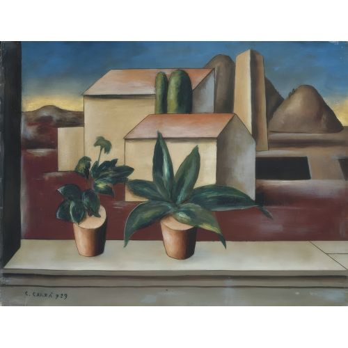 Carlo Carra, Pencere Eşiğindeki Vazolar Fütürizm Carlo Carra, Pencere Eşiğindeki Vazolar Fütürizm Sanat Akımları