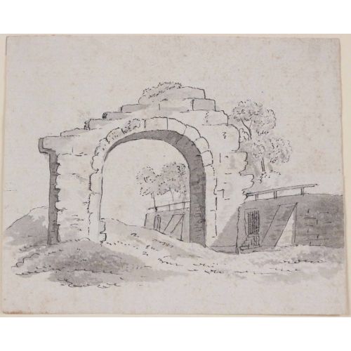 Caspar David Friedrich, A Ruined Archway Caspar David Friedrich, A Ruined Archway