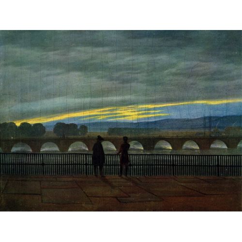 Caspar David Friedrich, August Bridge In Dresden Caspar David Friedrich, August Bridge In Dresden
