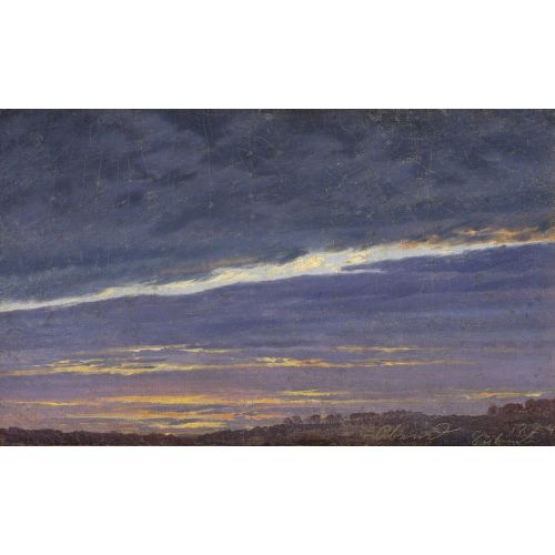 Caspar David Friedrich, Nightly Cloudy Sky
