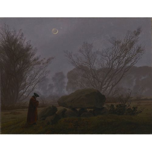 Caspar David Friedrich, Alacakaranlıkta Bir Yürüyüş Caspar David Friedrich, Alacakaranlıkta Bir Yürüyüş