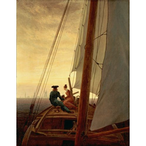 Caspar David Friedrich, On A Sailing Ship