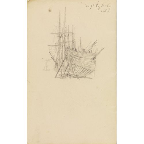 Caspar David Friedrich, Sailing Ships In The Port