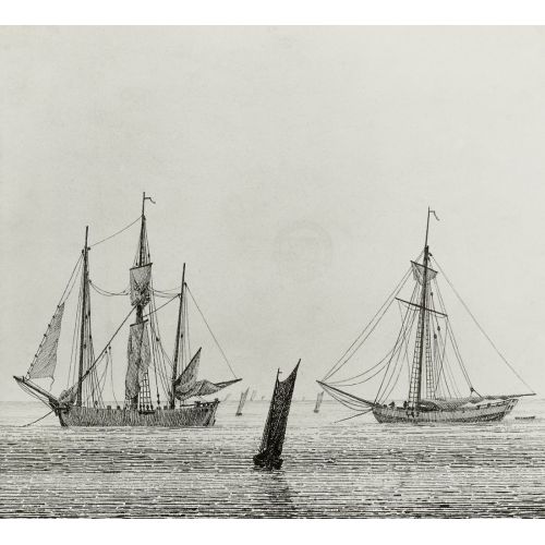 Caspar David Friedrich, Gemilerle Deniz Caspar David Friedrich, Gemilerle Deniz