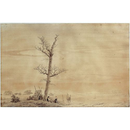 Caspar David Friedrich, Summer Landscape With Dead Oak Romance Caspar David Friedrich, Summer Landscape With Dead Oak Romance Art Movements Caspar David Friedrich, Summer Landscape with Dead