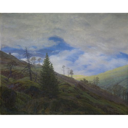 Caspar David Friedrich, Riesengebirgede Güneş Patlaması Romantizm Caspar David Friedrich, Riesengebirgede Güneş Patlaması Romantizm Sanat Akımları Caspar David Friedrich, Riesengebirgede