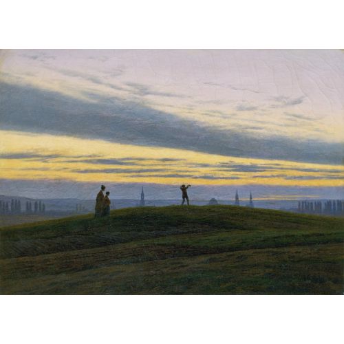 Caspar David Friedrich, Akşam Yıldızı, 1830 Caspar David Friedrich, Akşam Yıldızı, 1830
