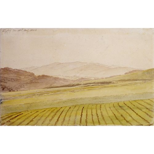 Caspar David Friedrich, Bohmische Landschaft Caspar David Friedrich, Bohmische Landschaft