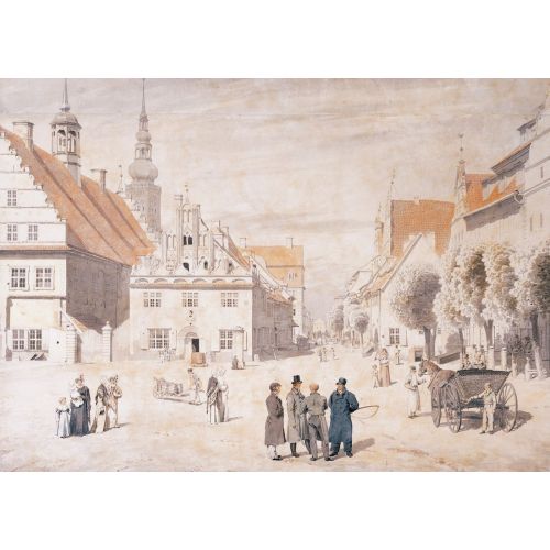 Caspar David Friedrich, Greifswald'daki Pazar Yeri Caspar David Friedrich, Greifswald'daki Pazar Yeri