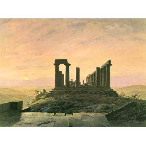 Caspar David Friedrich, Agrigento'daki Juno Tapınağı Caspar David Friedrich, Agrigento'daki Juno Tapınağı