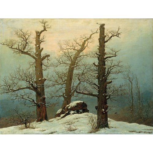 Caspar David Friedrich, Cairn In Snow Caspar David Friedrich, Cairn In Snow
