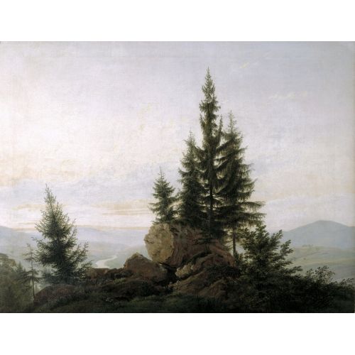 Caspar David Friedrich, Elbe Vadisi Manzarası