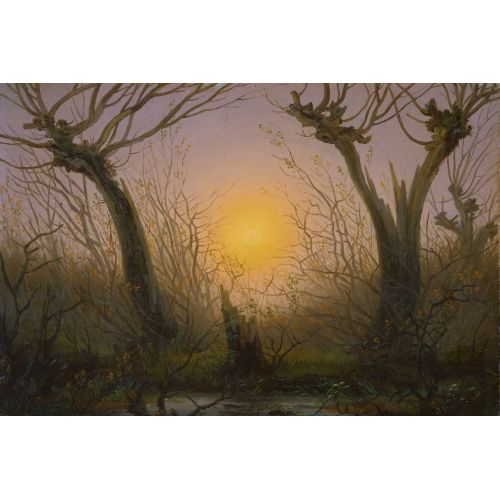 Caspar David Friedrich, Batan Güneşin Altında Salıncak