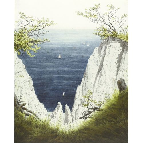 Caspar David Friedrich, Chalk Cliffs At Ruegen