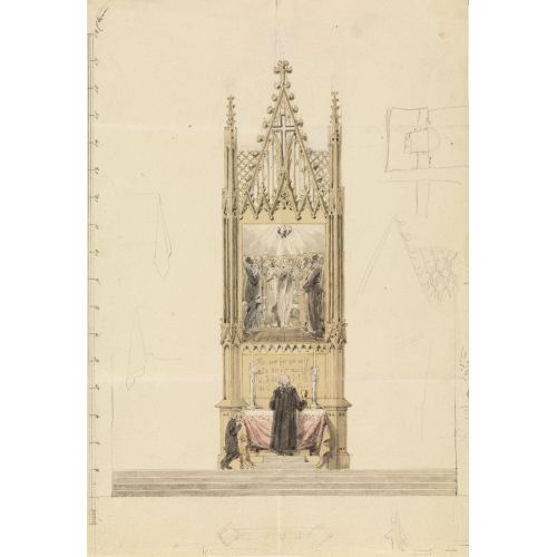 Caspar David Friedrich, In Front Of An Altar