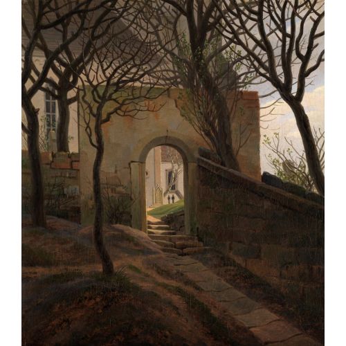 Caspar David Friedrich, Churchyard Gate