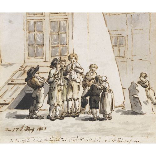 Caspar David Friedrich, Court Musicians In Greifswald