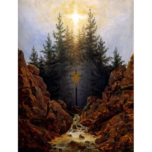 Caspar David Friedrich, Cross In The Mountains