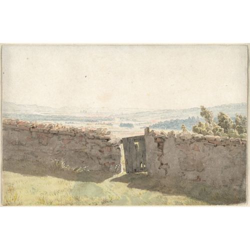 Caspar David Friedrich, Gate In The Garden Wall