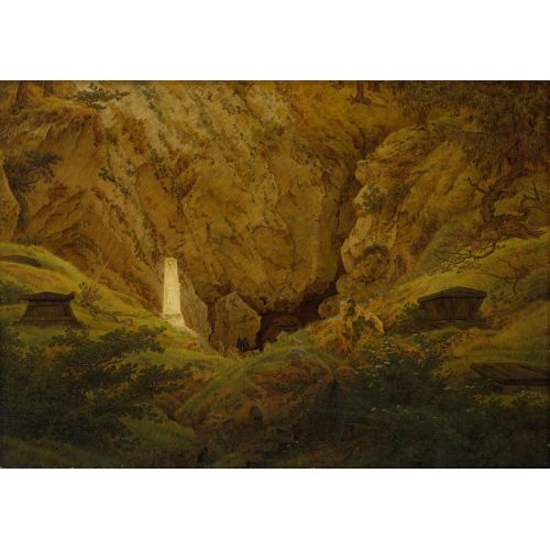 Caspar David Friedrich, Antik Kahramanların Mezarları Caspar David Friedrich, Antik Kahramanların Mezarları
