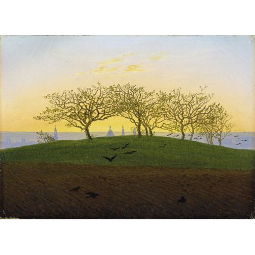 Caspar David Friedrich, Dresden Yakınlarındaki Tepe Ve Sürülmüş Tarla
